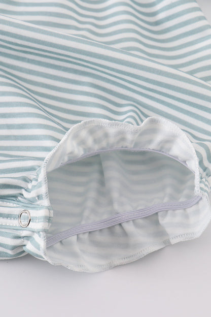 Sage stripe girl bubble