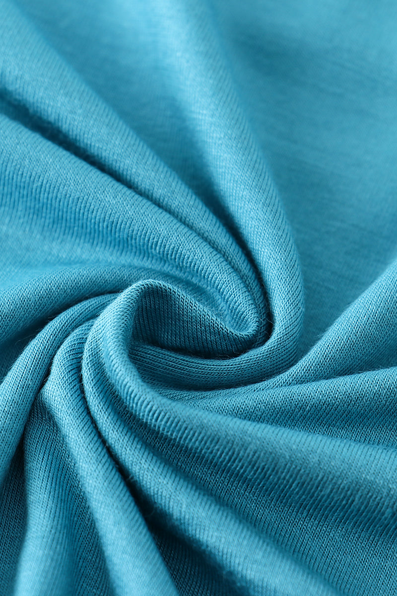 Teal baby bamboo swaddle blanket