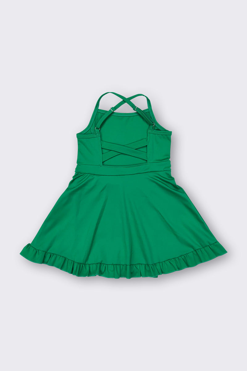 Green tennis dress