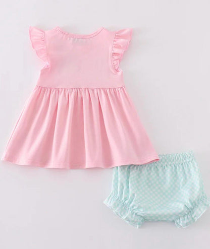 Pink Princess Bloomer Set, Disney Princess Outfit, Disney Princess