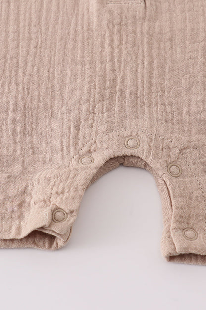 Premium Beige muslin boy bubble