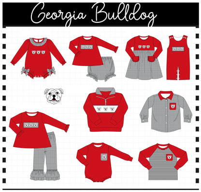 PO52 Georgia bulldog embroidery collection