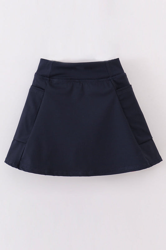 Navy active sporty girl skirt