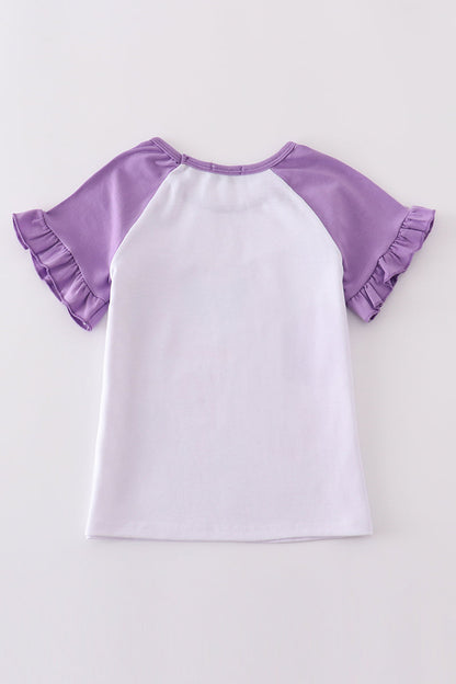 Purple princess girl top