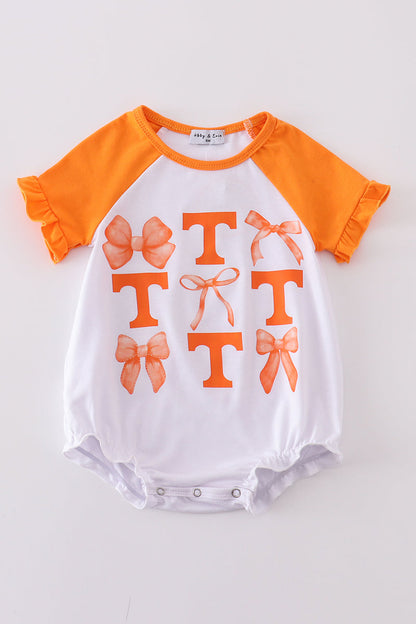 Tennessee bow print girl bubble