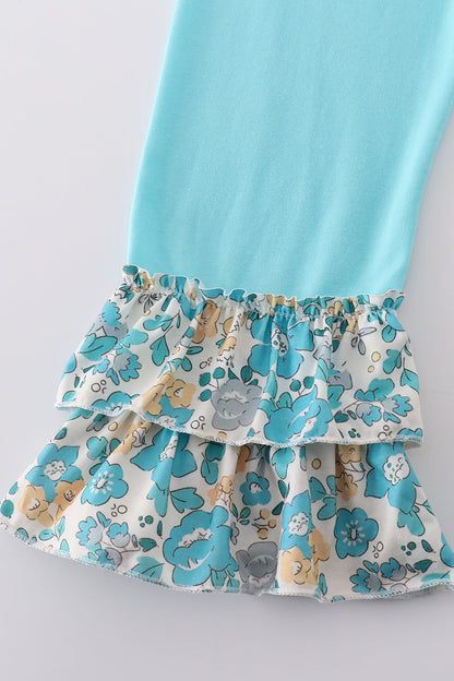 Blue aqua meadow girl set