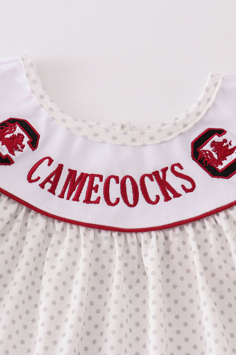 Gamecocks embroidery girl set