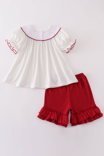 Gamecocks embroidery girl set