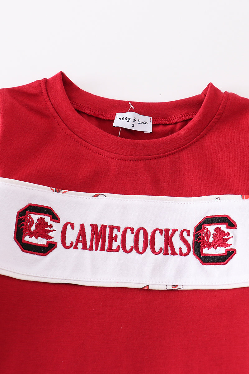 Gamecocks embroidery boy set