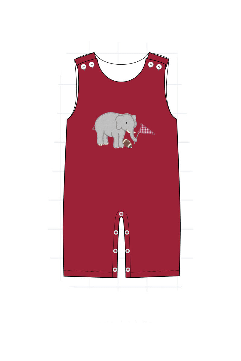 PO52 Alabama roll tide elephant applique stripe collection