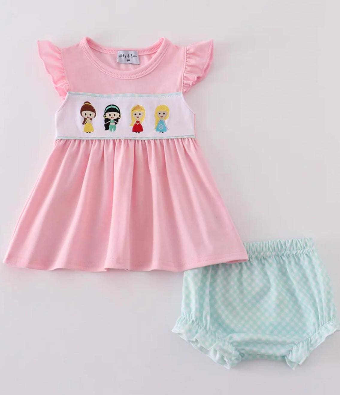 Pink Princess Bloomer Set, Disney Princess Outfit, Disney Princess